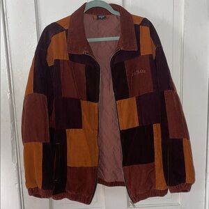 Patchwork Corduroy Jacket